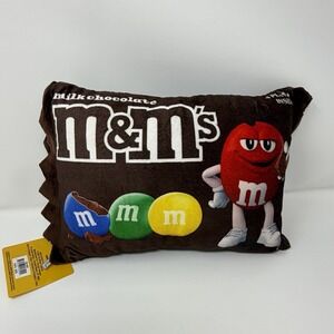 Iscream M&m's Package Pillow 11" X 9" W/ 4 M&m Inside For Kids
